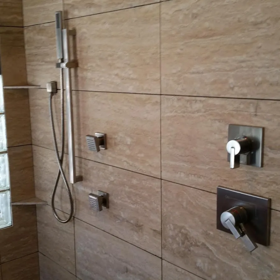 Shower fixture installation for Frozen Pipe Repair in Sweden